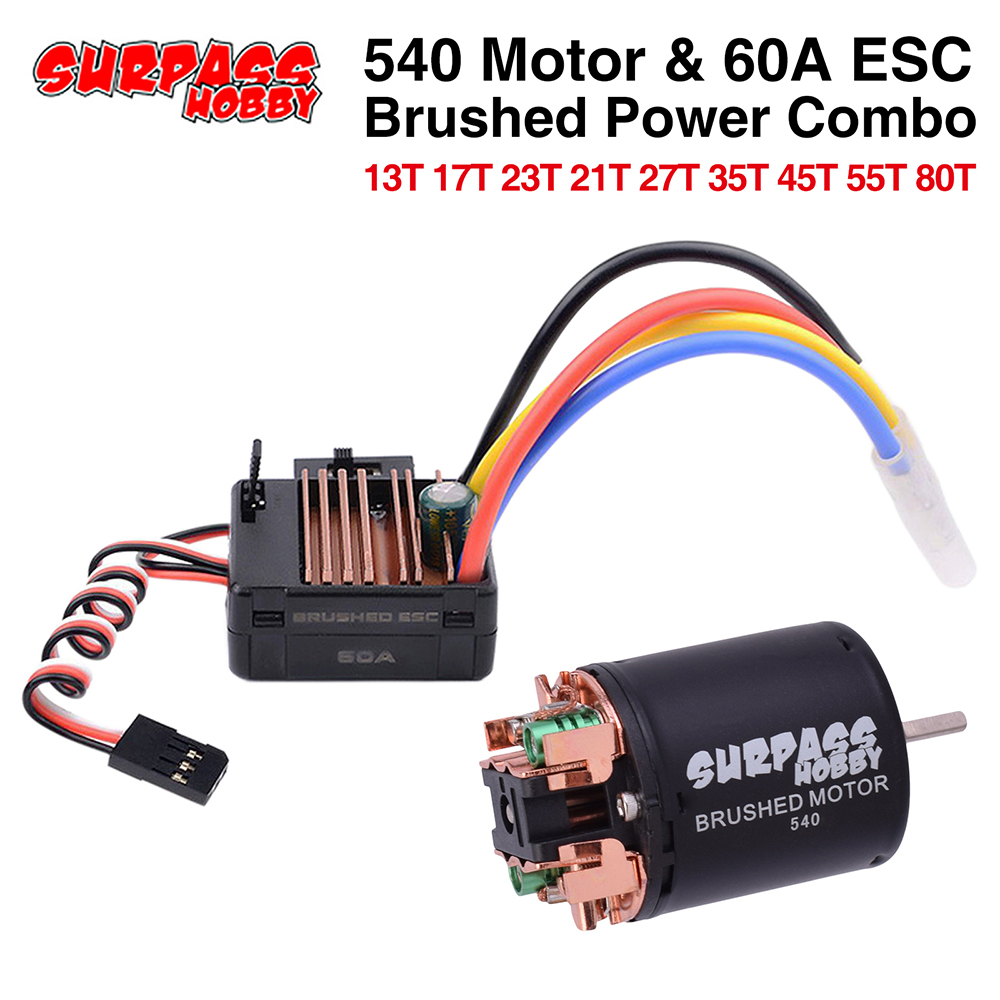 Hobby Quality Rc Cars - Surpass hobby-motor 540 escovado, alta qualidade,