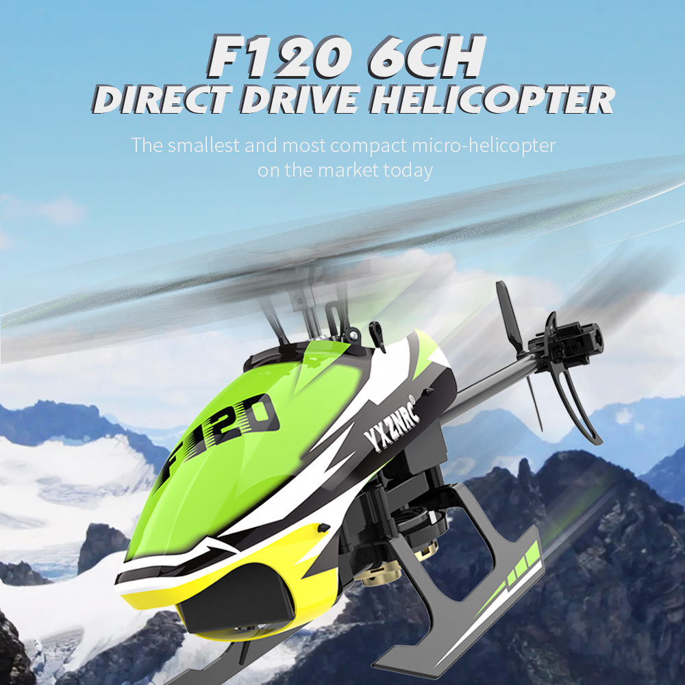 Rc Hobby Direct - Helicóptero RC YuXiang F120 de 6