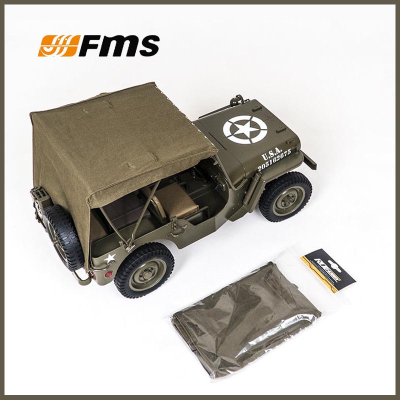 Rc Jeep Hobby - Teto de Lona FMS 1/12 C1167