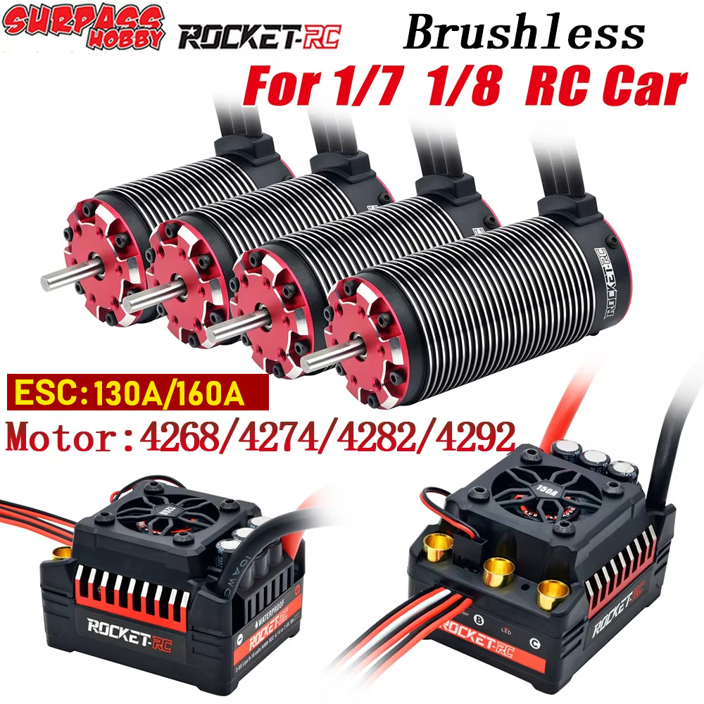 Rc Hobby Engine - Superar Hobby Rocket-Motor sem escova RC,