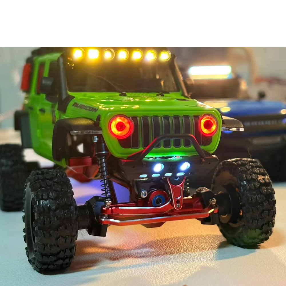 Rc Jeep Hobby - Luzes Angel Eye da Hot Team