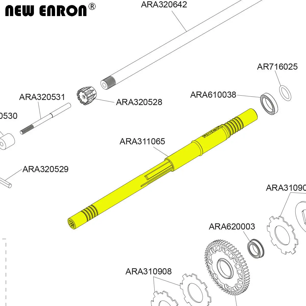 NOVO eixo de transmissão ARA d - Rc Hobby Center avaliação e preço