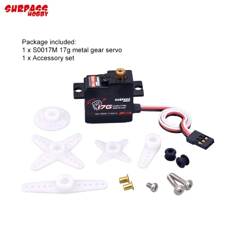 SURPASS Hobby S0017M 17g Servo - Hobby Quality Rc Cars avaliação e preço