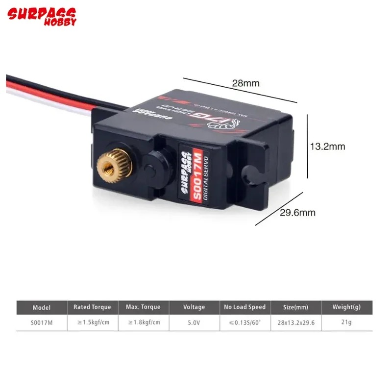 SURPASS Hobby S0017M 17g Servo - Hobby Quality Rc Cars avaliação e preço